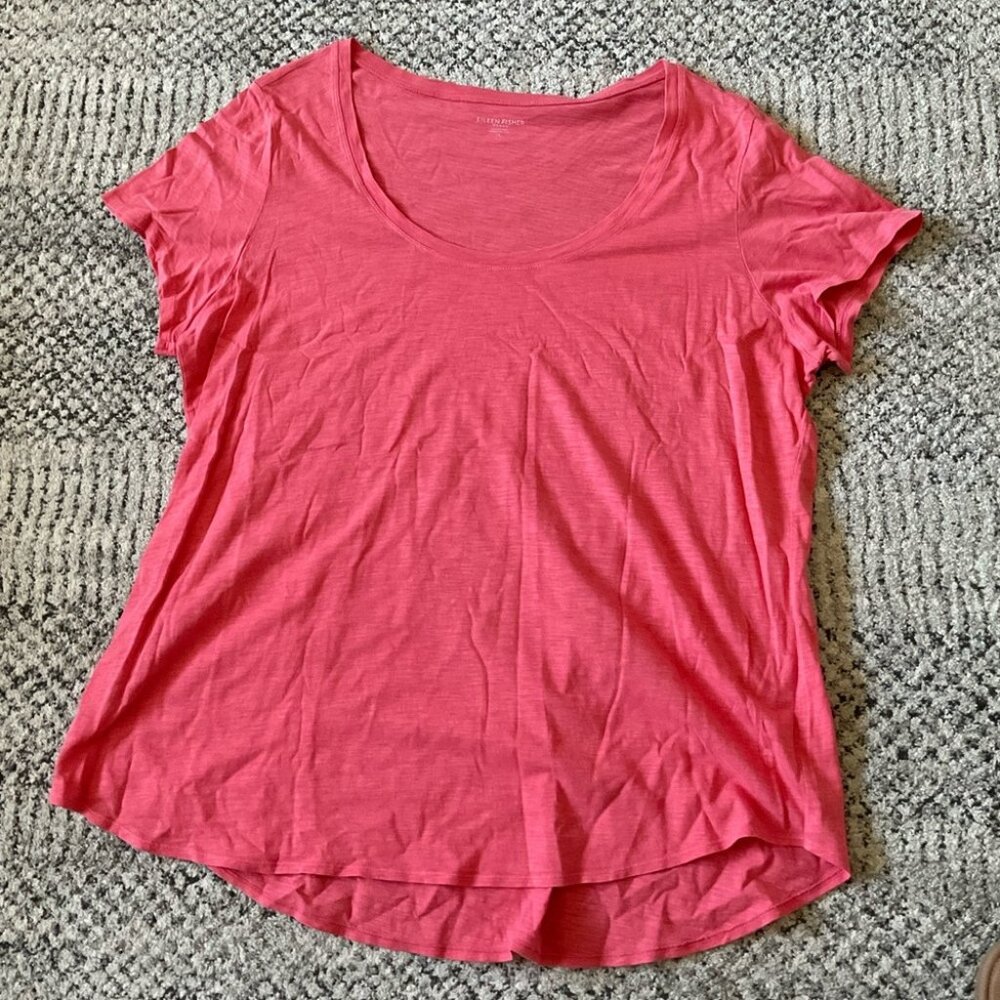 Eileen Fisher Organic Cotton Slub T-Shirt